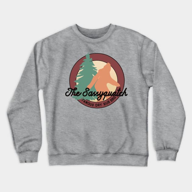 Sassyquatch Crewneck Sweatshirt by Tabletop Adventurer